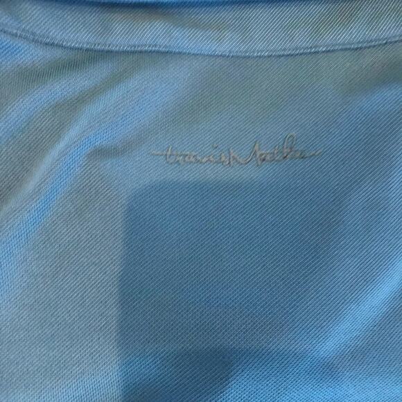 Travis Mathew Polo Shirt Mens 2XL Blue Golf Tennis Country Club Golfer Preppy - Picture 6 of 6